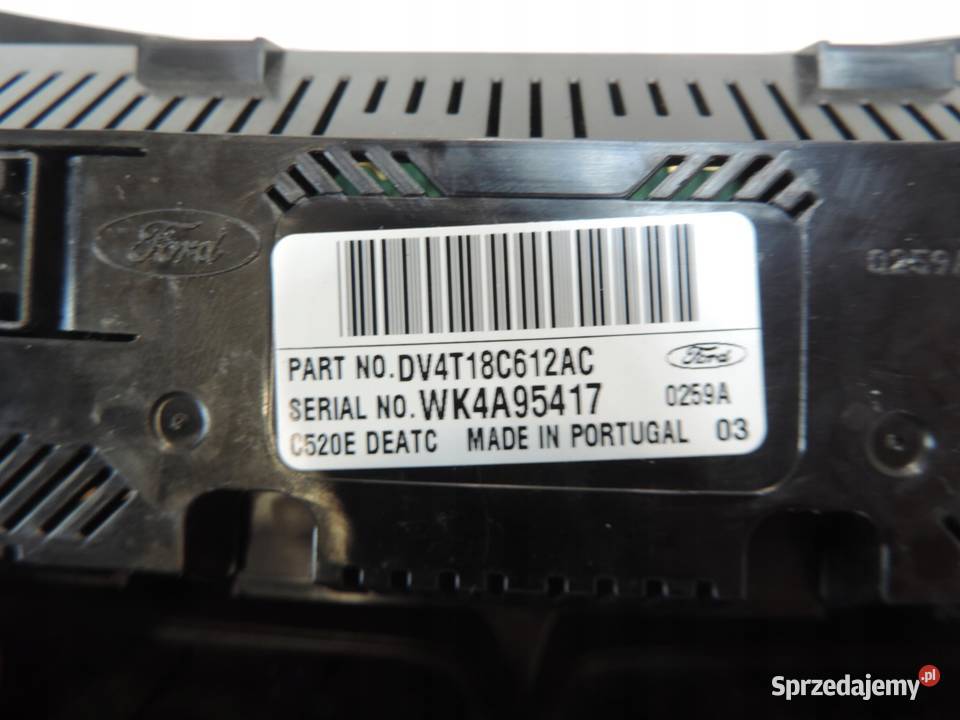 PANEL KLIMATYZACJI NAWIEWU FORD KUGA MK2