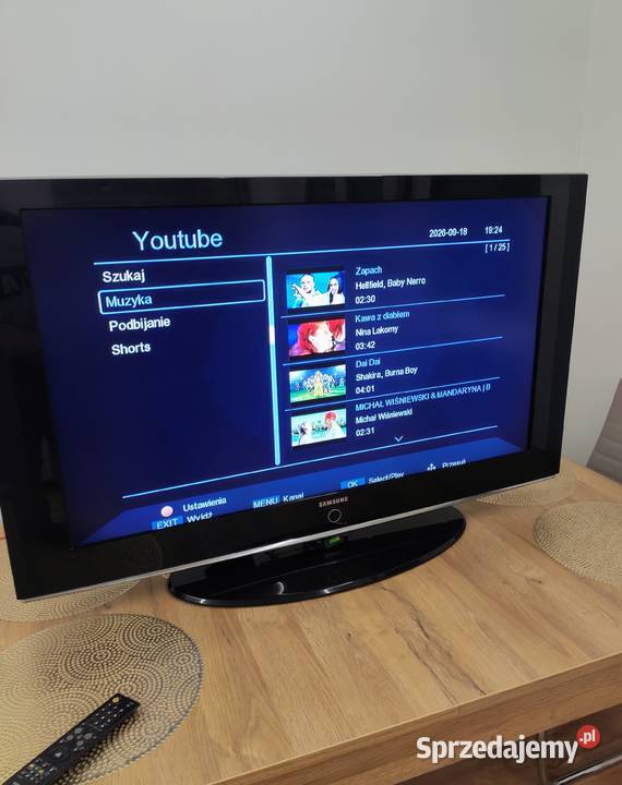 TELWIZOR SAMSUNG TV 46 duży LCD 2x HDMI tuner TV sprzedam