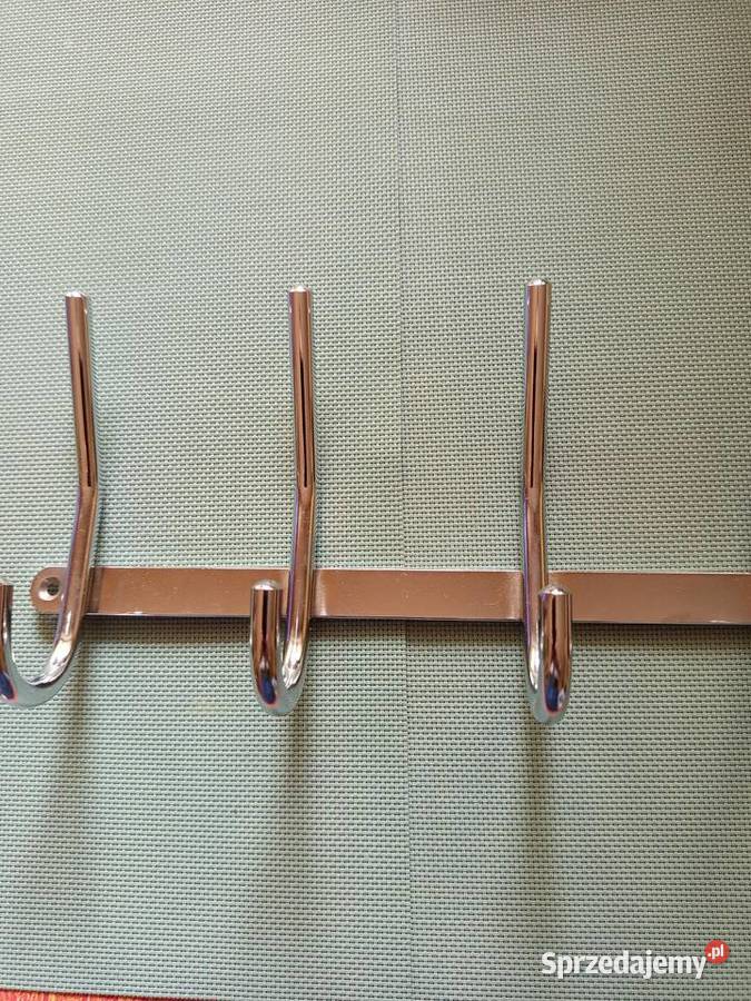 Wieszak metalowy chromowany duży do łazienki Warszawa