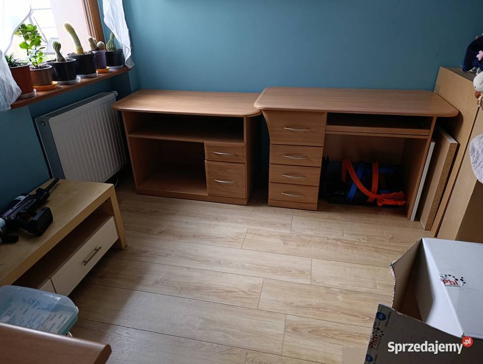 zestaw mebli szafka i biurko sprzedam wielkopolskie Poznań