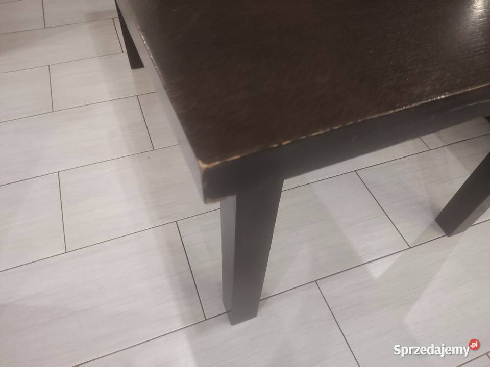 Sprzedam solidny stół drewniany rozkładany kolor Knurów