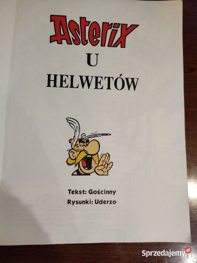 Asterix Asteriks u Helwetów Gala Asteriksa ISBN 9788378819134 świętokrzyskie Kielce
