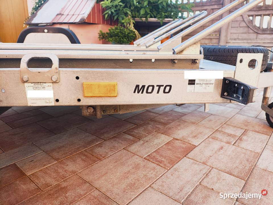 Przyczepa Temared MOTO 3 DMC 750 Pełna podłoga Kielce