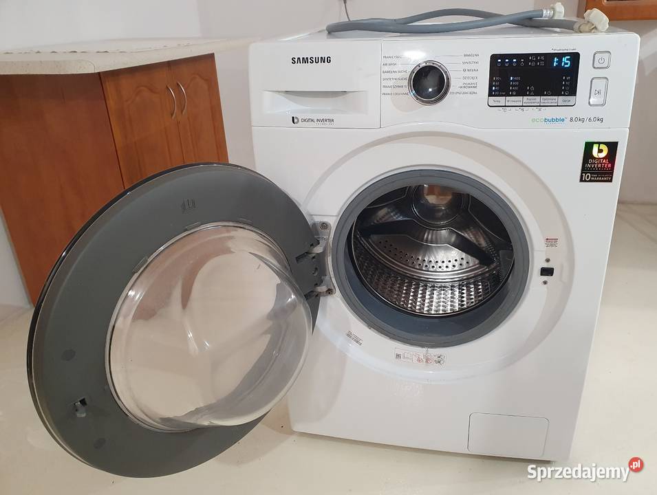 Pralkosuszarka Samsung WD80M4443JW 86 nowa wolnostojące Suwałki sprzedam