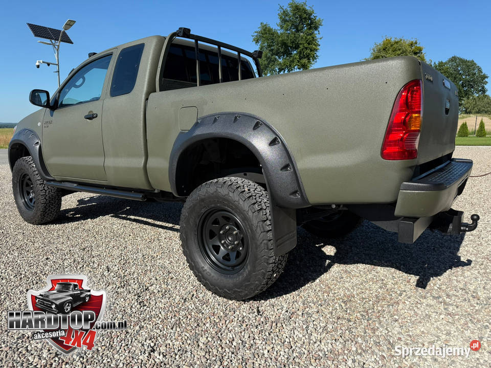 Progi Stopnie Boczne Orurowanie CZARNE z