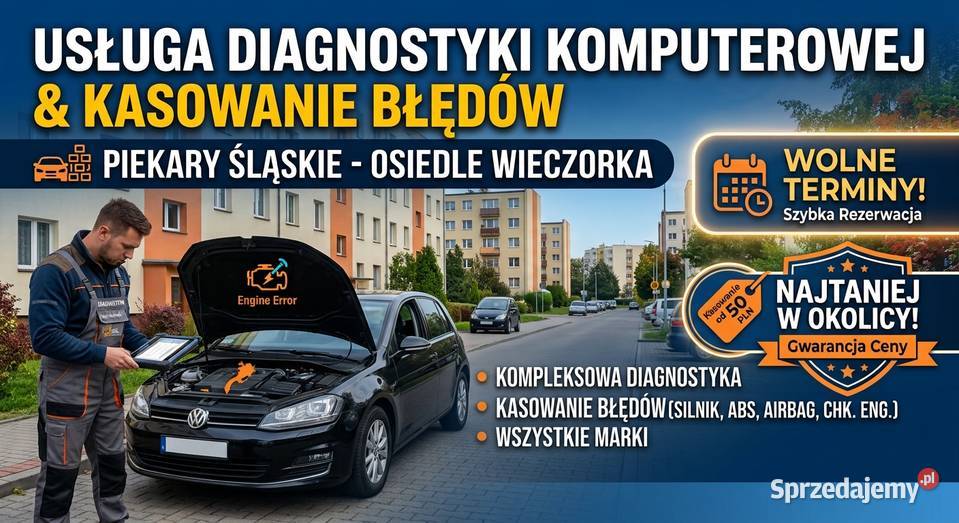 DIAGNOSTYKA KOMPUTEROWA SAMOCHODU Usługi Piekary Śląskie