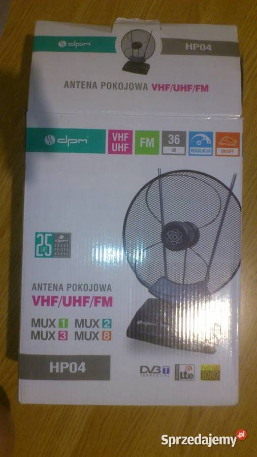 Antena wewnętrzna do odbioru telewizji naziemnej Łódź