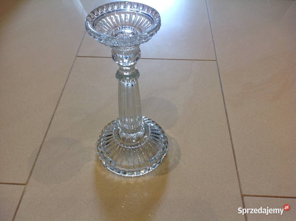 Stary Świecznik Szklany lubuskie Nowa Sól