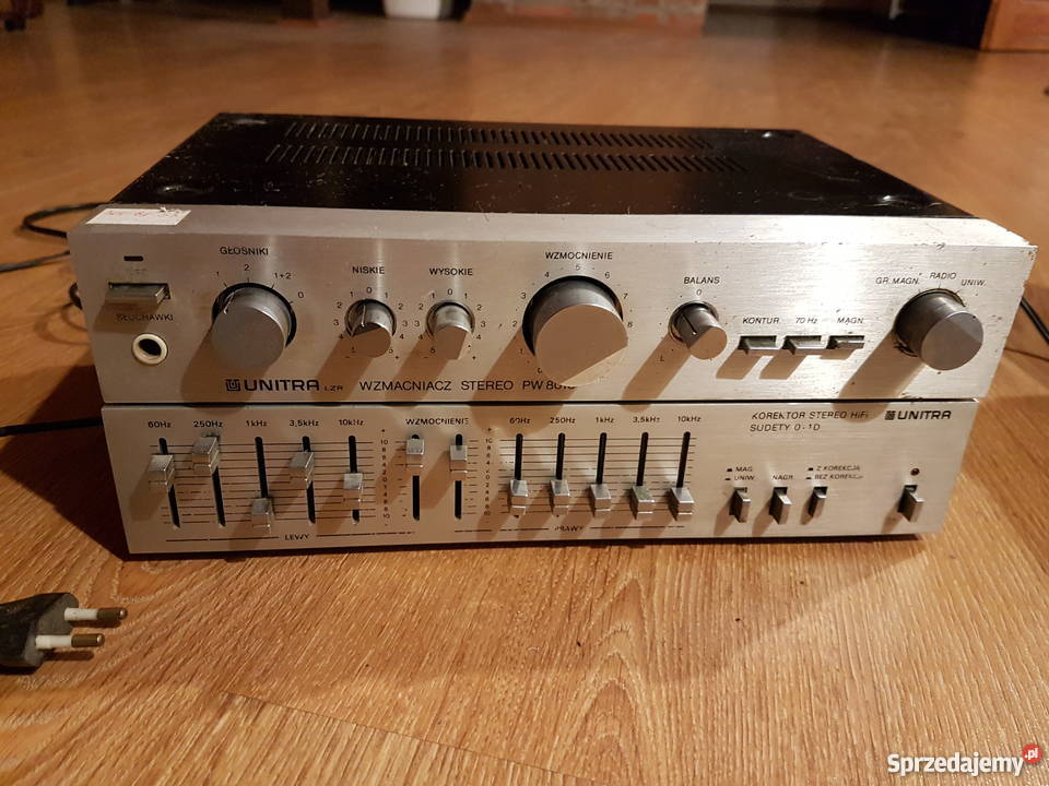 Wzmacniacz Unitra PW 8010 plus korektor Sudety Kobierzyce sprzedam