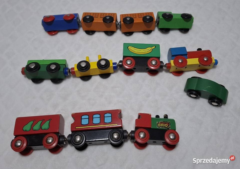 Pociąg ciuchcia wagony autko drewniane Czeladź sprzedam