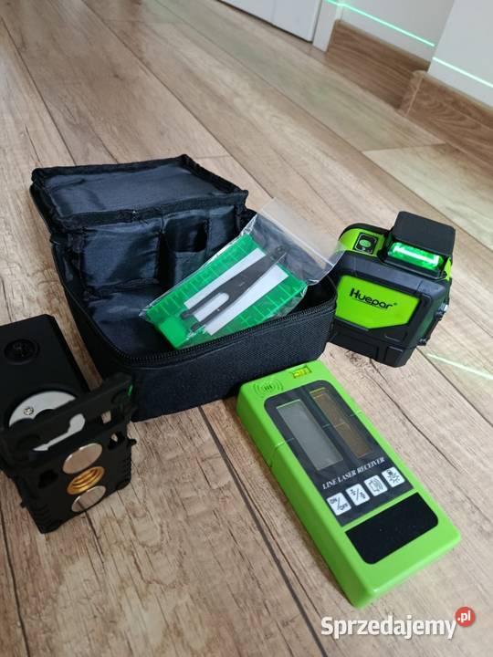 Poziomica laserowa Niwelator 360 huepar detektor Pionki