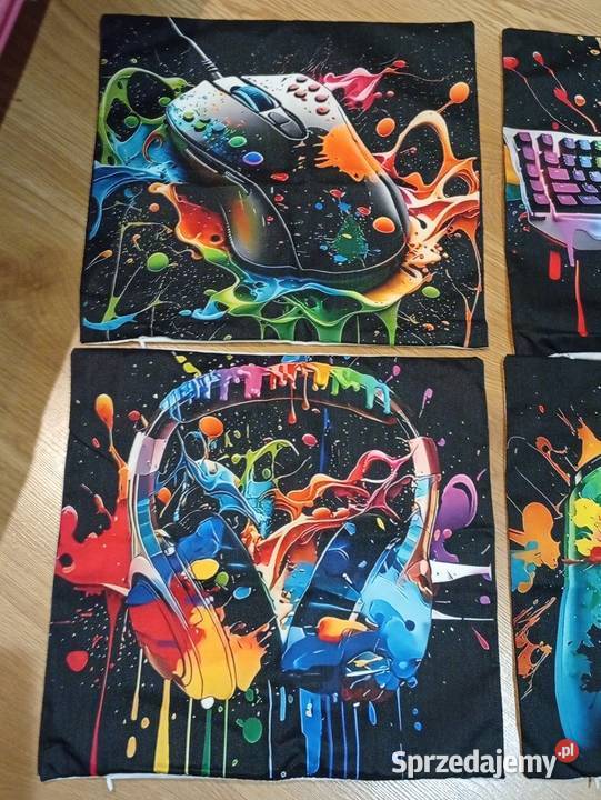 poszewki na poduszki 40x40 gamer Szczecinek