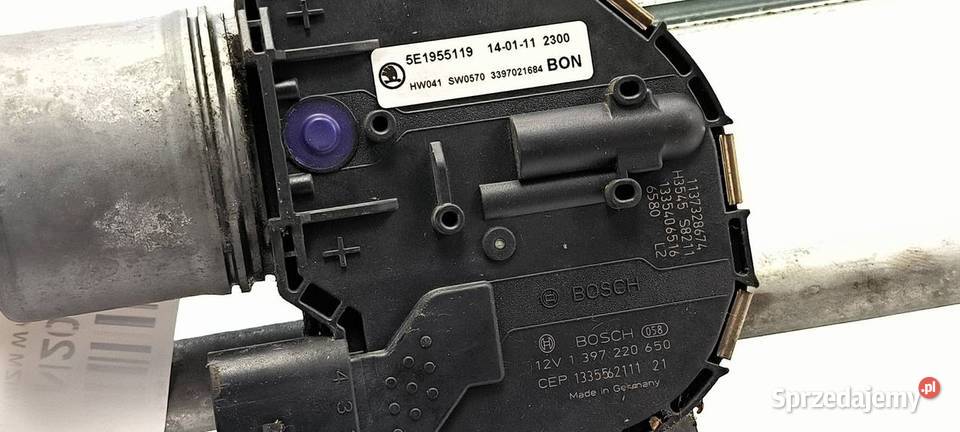 MECHANIZM WYCIERACZEK PRZÓD SKODA OCTAVIA III Lipno sprzedam