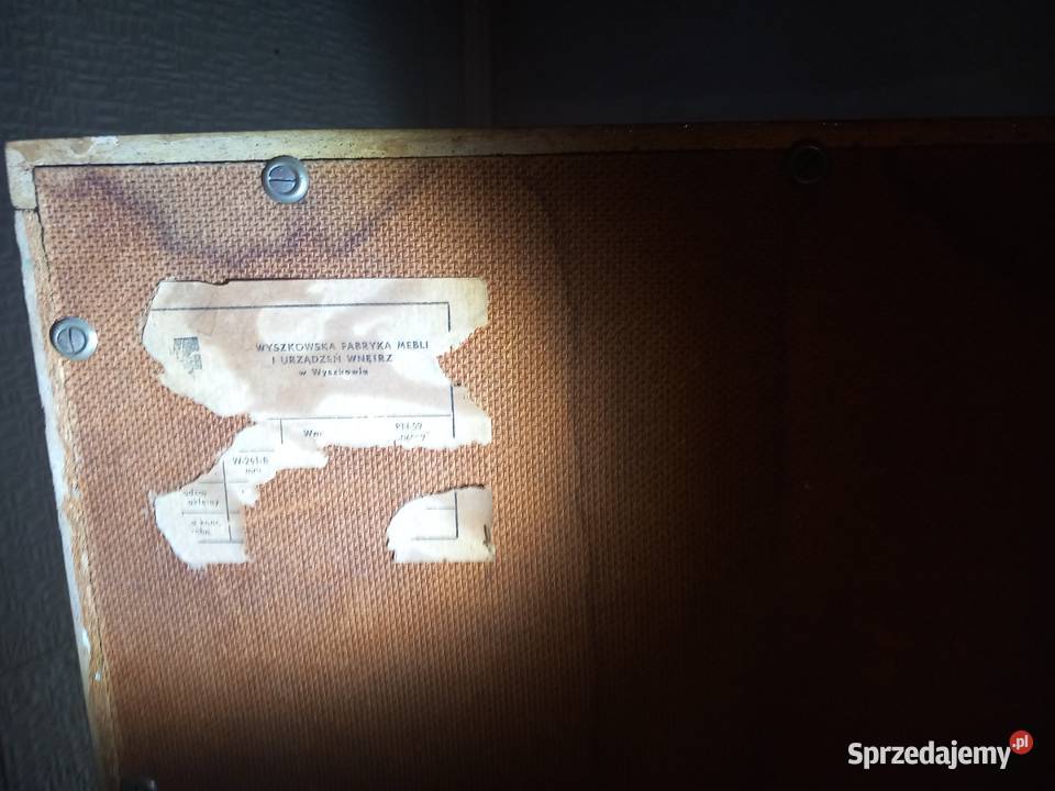 ReRegały z Wyszkowskiej Fabryki Mebli PRL lata Łódź