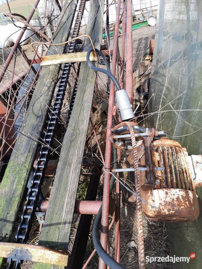 Podajnik łańcuchowy idealny do siana słomy Sejny sprzedam