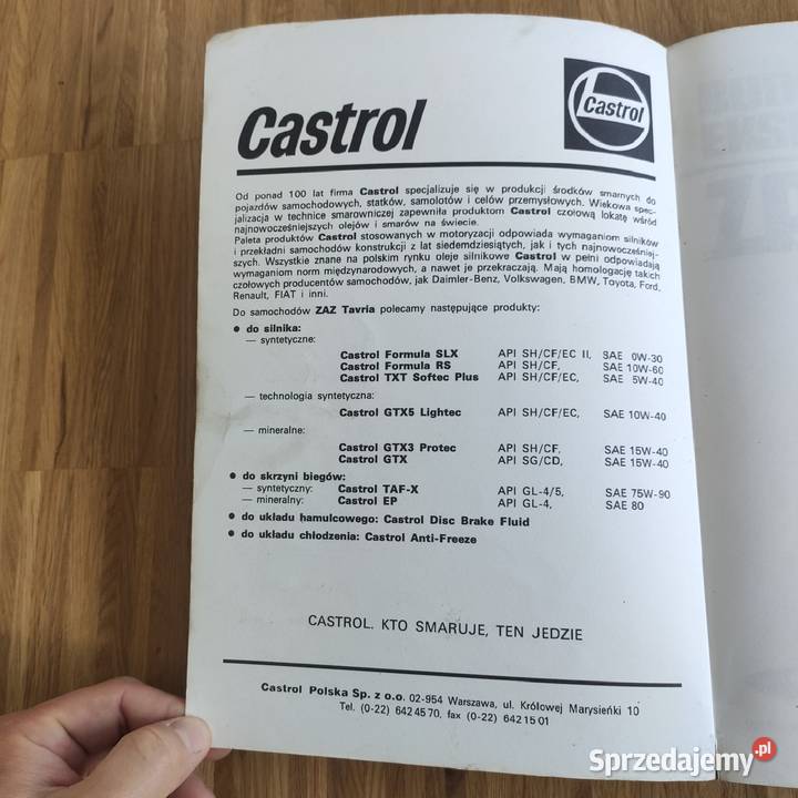 Książka Budowa naprawa eksploatacja Zaz Tavria Warszawa