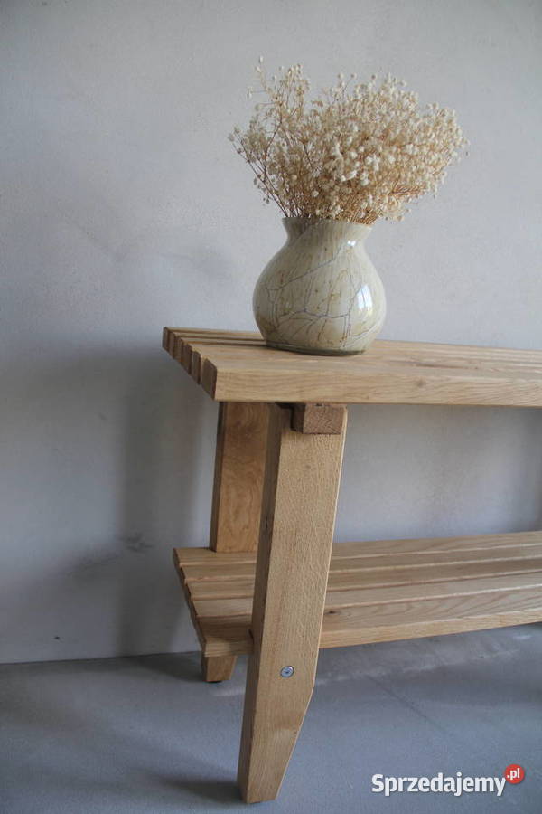 Regał z litego dębu 54cm Dobczyce
