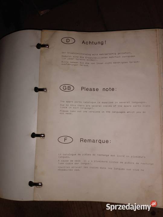 katalog części zamiatarka mercedes schorling Niemodlin