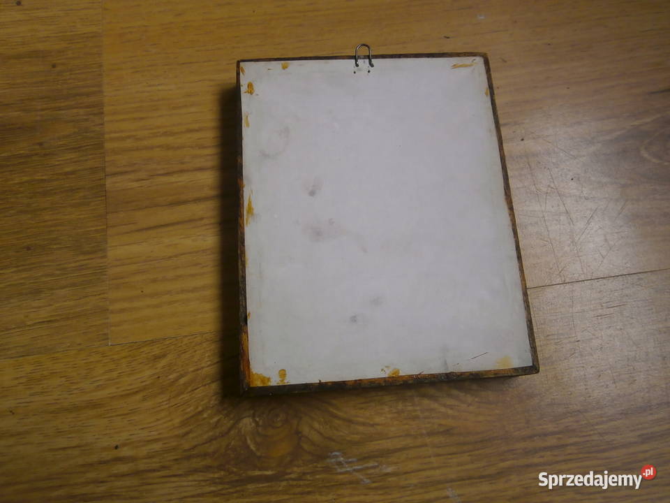 Obrazek malowany w ramce 14x11 rękodzieło sprzedam