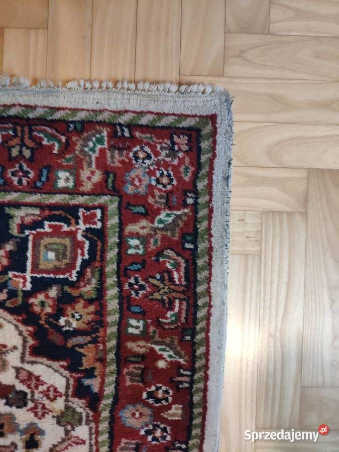 Wełniany ręcznie tkany perski dywan dywanik 93 X Kraków