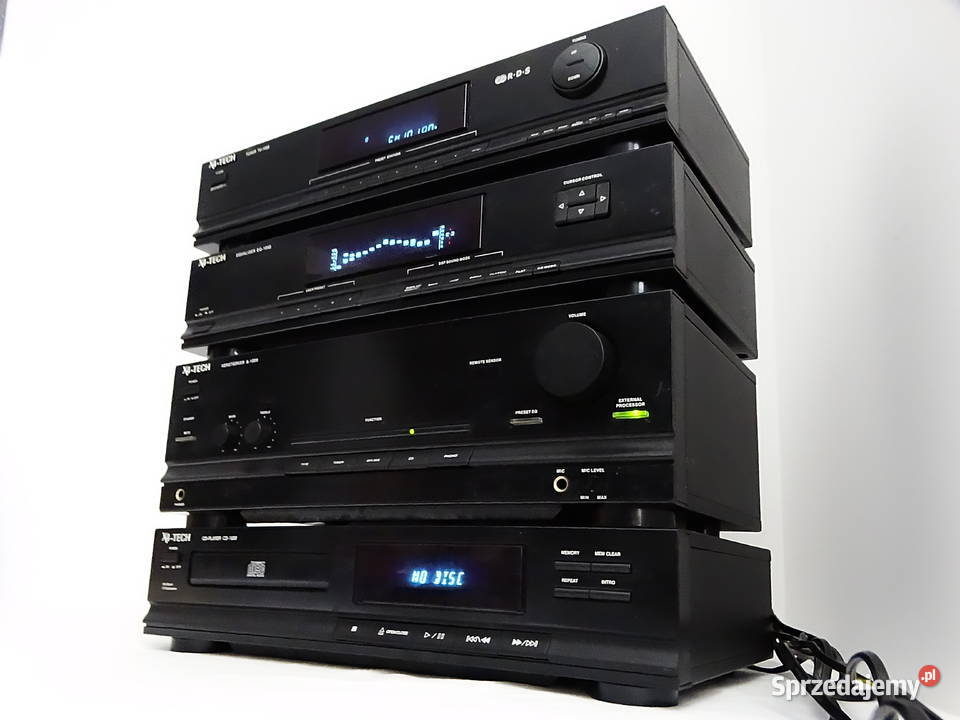 Zestaw audio X4TECH Tuner Equalizer Wzmacniacz Wieże i miniwieże