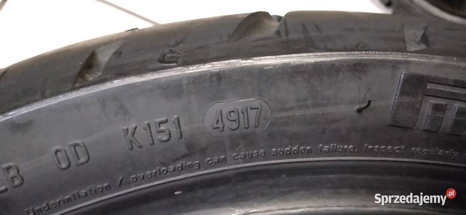 Opona Pirelli 18055 ZR18 małopolskie Jawiszowice sprzedam