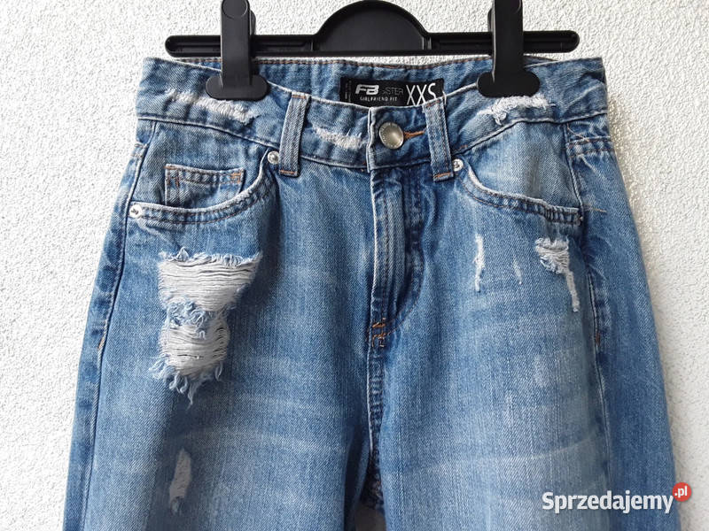 Spodnie jeans rXXS z dziurami Yorker Rozmiar 32(XXS) mazowieckie Warszawa