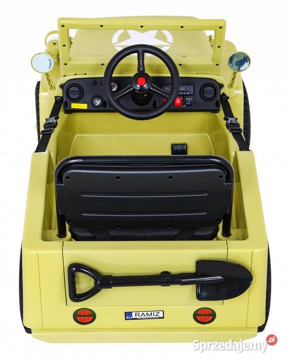 Autko Wojskowe Retro dzieci Beżowy Napęd 4x4 Łopuszno