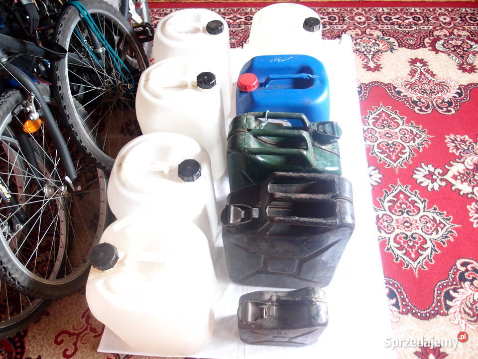 Plastikowe Bańki na paliwo 30l Karnistry 20l 10l sprzedam