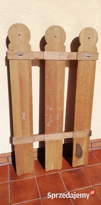 Wieszak stylowy na ścianę dębowy deski Garwolin