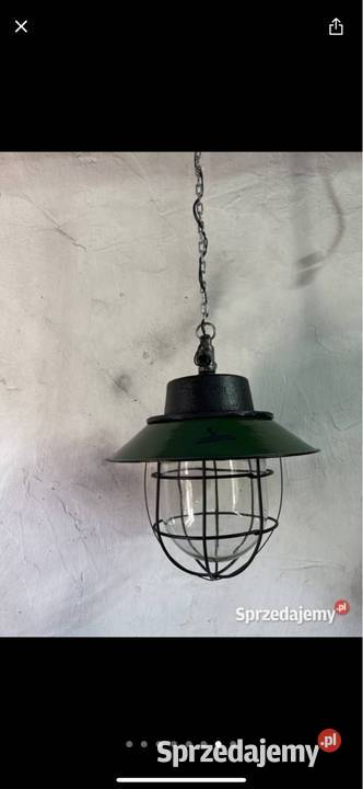 Lampa industrialna C11 odrestaurowana Gliwice