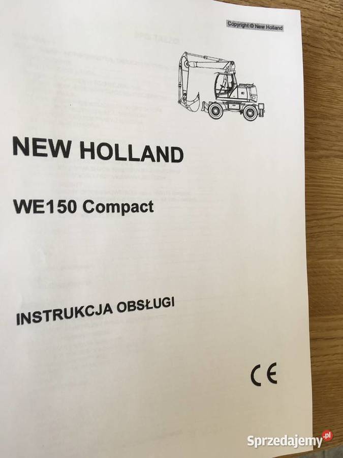 dtr instrukcja obsługi holland we150compact i Szczecin sprzedam