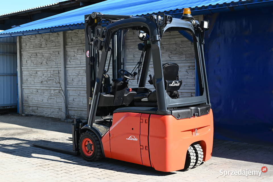 Wózek widłowy Linde E16 C Duplex 3m 4 sekcje Wózki widłowe