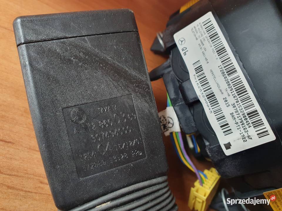 Wypalona poduszka kierowcy airbag pas Mercedes osobowe sprzedam