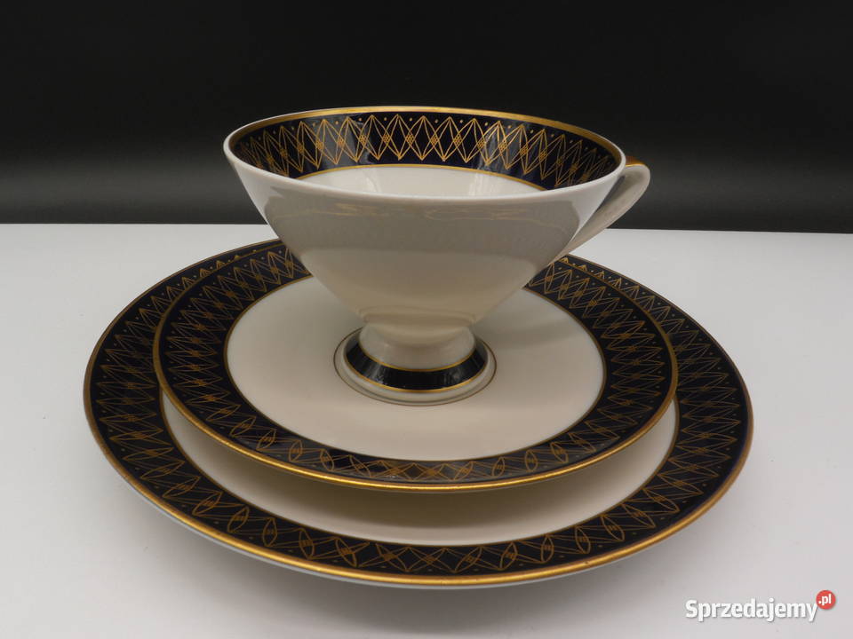 TRIO Von Schierholz PLAUE Luksusowa Porcelana z Raszków sprzedam