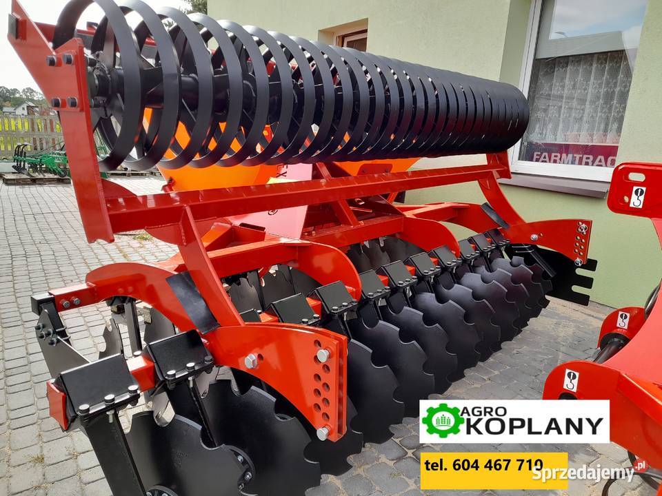 Brona talerzowa MAMUT t fi 560 wał daszkowy podlaskie Juchnowiec Górny