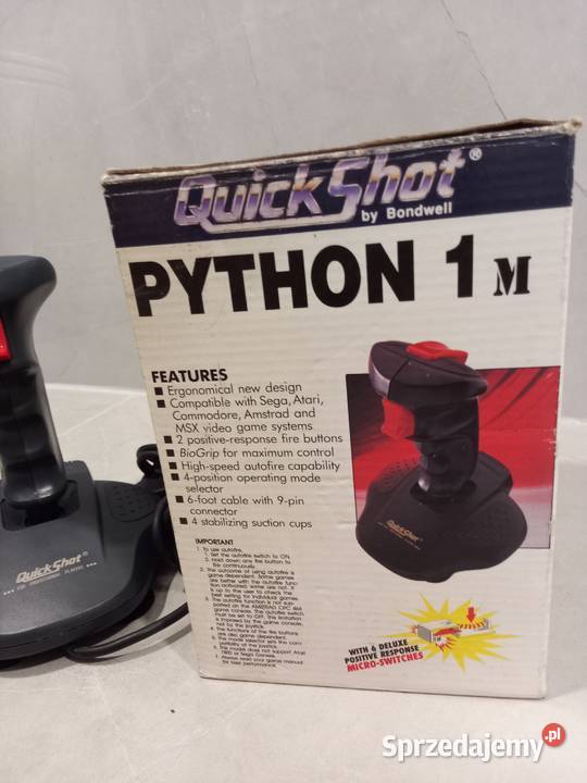 Stary kultowy joystick Python 1M Świdnica