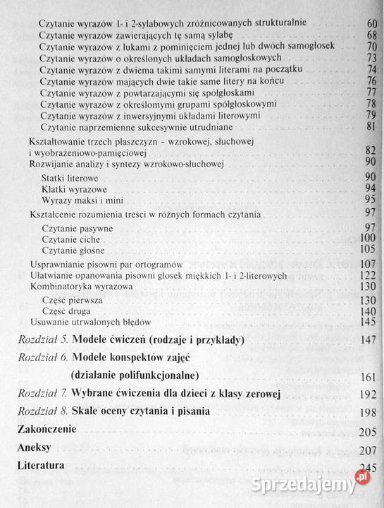 Trudności w czytaniu i pisaniu Modele ćwiczeń Rok wydania 1996 lubelskie Chełm