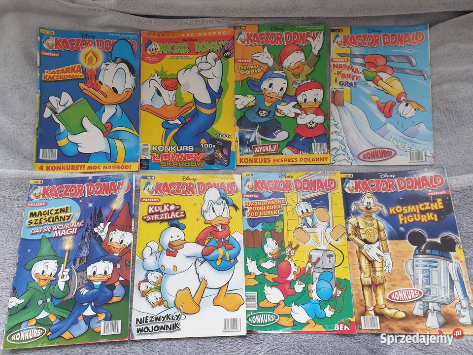 Kaczor Donald zestaw 21 komiksów pomorskie Gdynia sprzedam