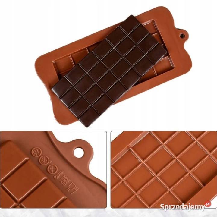 3x FORMA FOREMKA SILIKONOWA TABLICZKA CZEKOLADY Myszyniec
