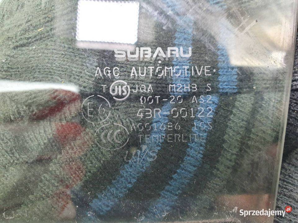 SZYBA DRZWI LEWY TYŁ SUBARU IMPREZA Pozostałe Lipno