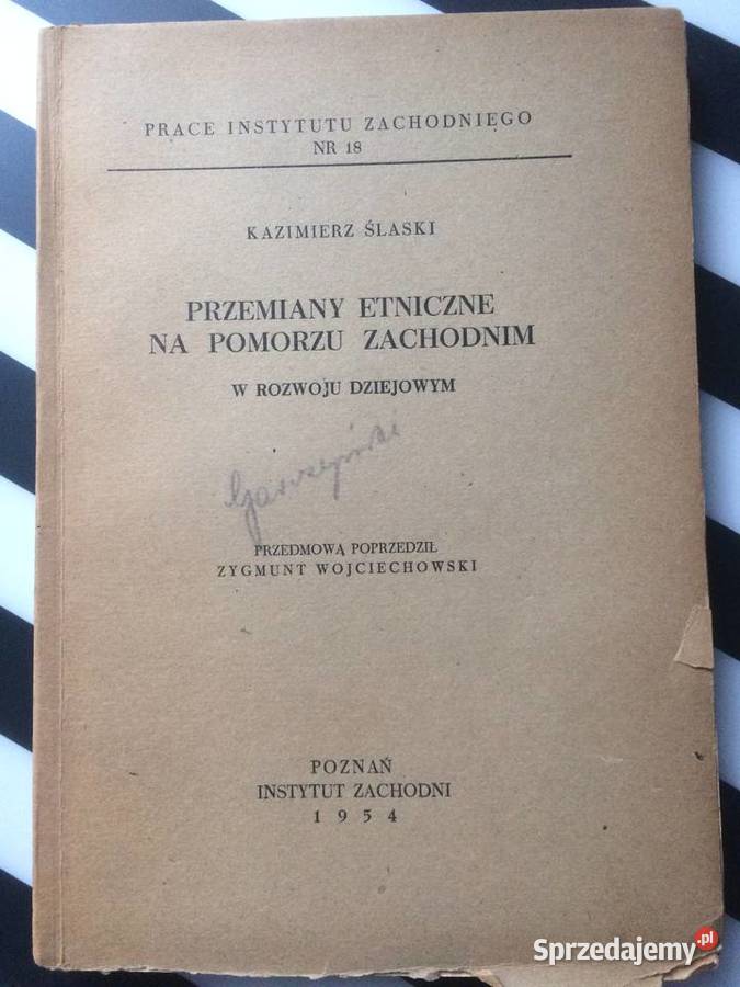 3098 Przemiany Etniczne Na Pomorzu Zachodnim zachodniopomorskie Szczecin sprzedam