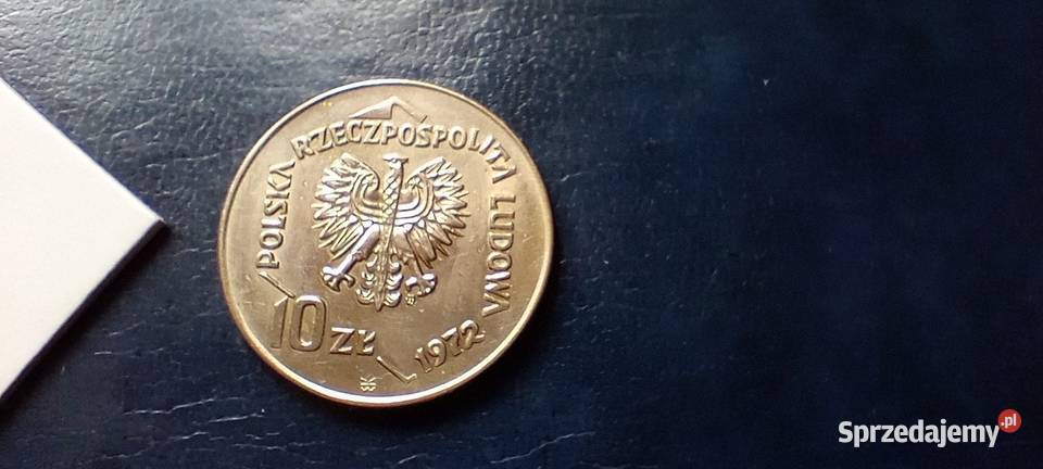 Stare monety 10 złotych 1972 Port w Gdyni Polska Lesko