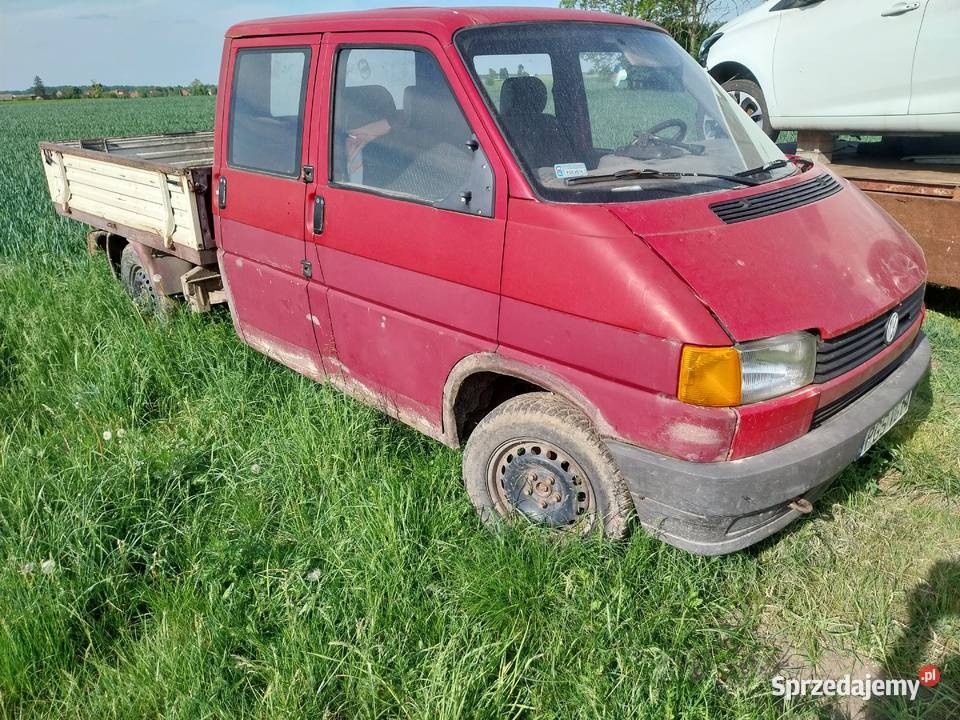 Sprzedam vw transporter T4 doka uszkodzony