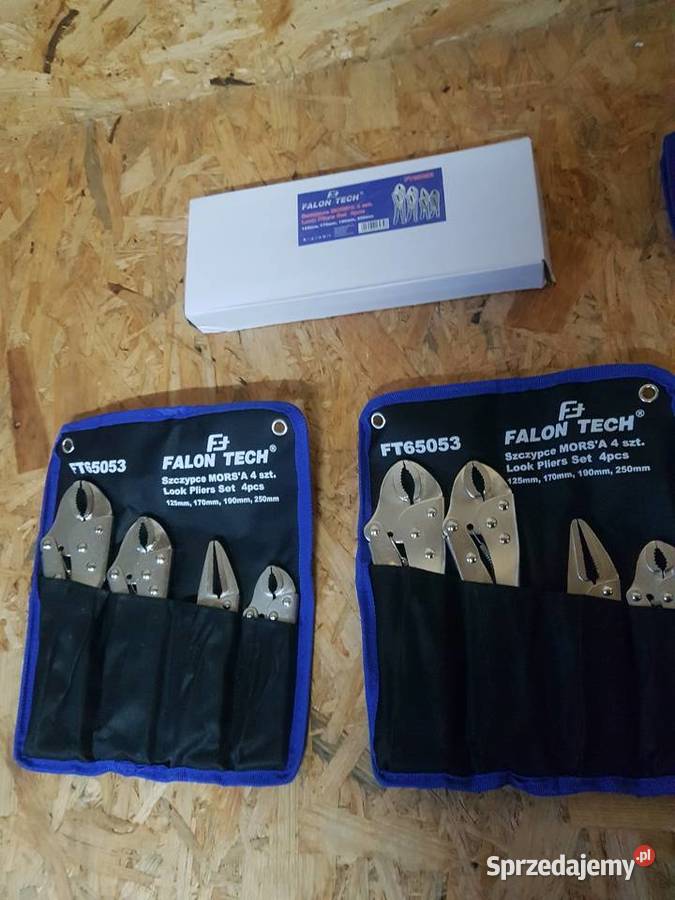 SZCZYPCE ZACISKOWE MORSA KLUCZ ŻABKA ZESTAW 4