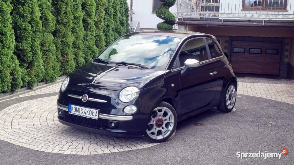 Fiat 500 PółSkóry 14 101 6 Bieg GWARANCJA Zakup Płońsk sprzedam