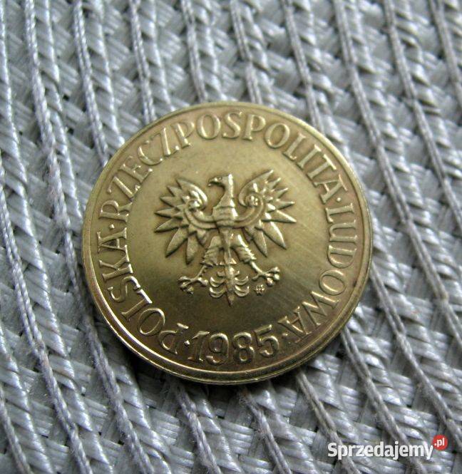 Polska 5 1985r Przesunięty stępel Kalisz
