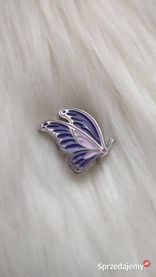 Pin broszka motyl małopolskie Olkusz
