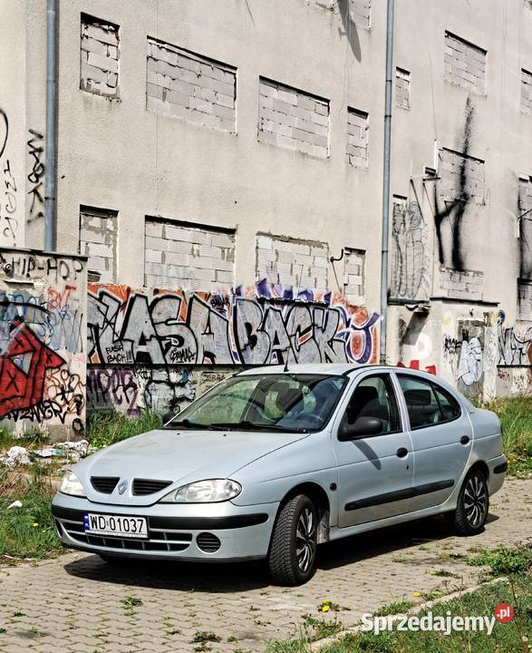Renault Megane I mały przebieg srebrny Warszawa