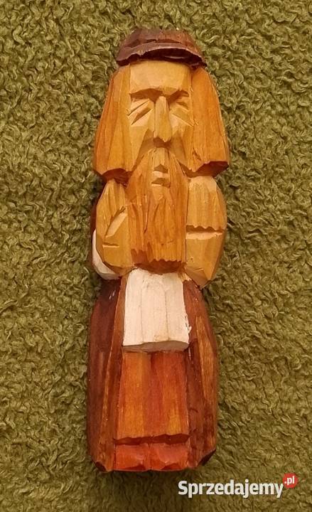 Stara rzeźba ludowa chłopa Katowice